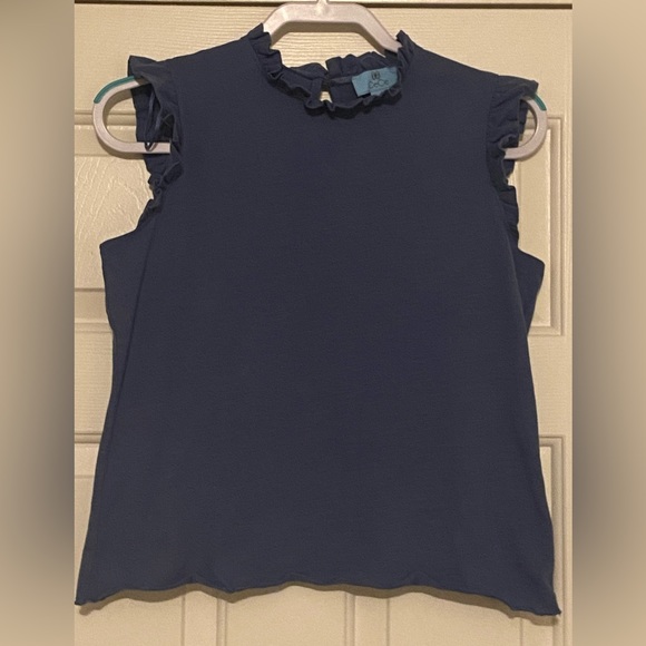 5 for $15- CeCe Ruffle Knit Top - Picture 1 of 6